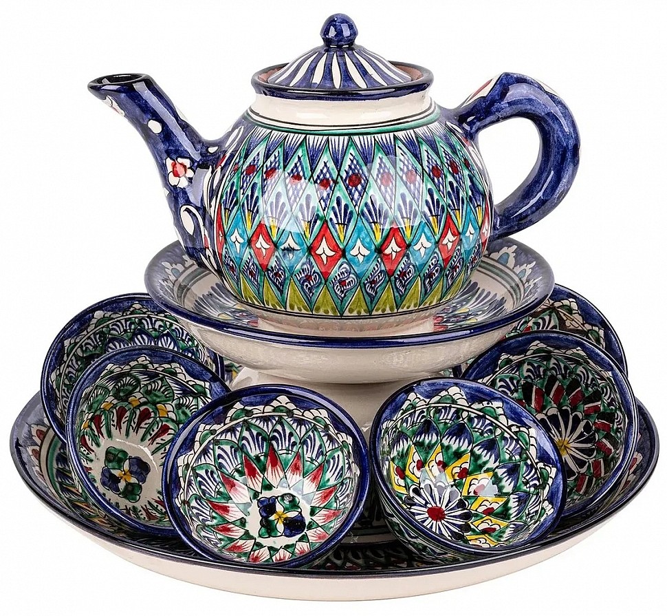 Узбекская посуда (Риштанская керамика)